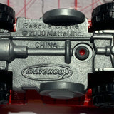 Red Rescue Crane Matchbox Diecast Car