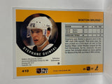 # 410 Stephane Quintal  Boston Bruins 90-91 Pro Set Hockey Cards