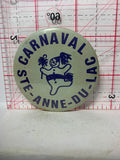 Carnaval Mascot Ste-Anne Du-Lac  Button Pinback