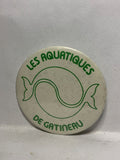 Les Aquatiques de Gatineau Whales  Button Pinback