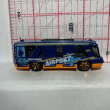 Blue Airport Swift Shuttle MB1016 Matchbox Diecast Car