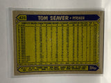 # 425 Tom Seaver  Boston Red Sox 1987 Topps Baseball Cards