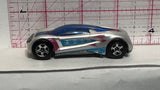 White Nitrium Hot Wheels Diecast Car