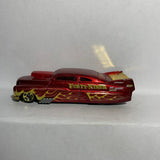 Red Flames 49 Drag Merc 2010 New Models Hot Wheels Diecast Car