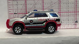 White Fire Chief Ford Explorer 2012 Hot Wheels Diecast Car