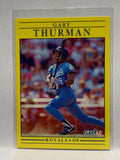 # 573 Gary Thurman    Kansas City Royals 1991 Fleer Baseball card