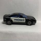 Black White Police Car 2001 Matchbox Emergency Diecast Car