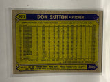 # 673 Don Sutton  Los Angeles Angels 1987 Topps Baseball Cards