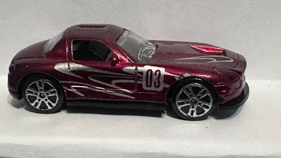 Red #03 Sports Racer Unbranded Diecast Car
