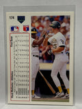 # 174 Mark McGwire  Oakland Athletics 1991 UD Baseball Cards