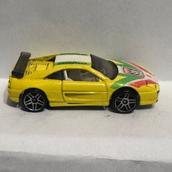 Yellow Ferrari F355 Challenge 1999 Hot Wheels Diecast Car