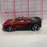 Red Black Darth Maul Star Wars CGW44 2014 Hot Wheels Diecast Car