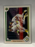 # 444 Rickey Henderson  Oakland Athletics 1991 UD  Baseball card