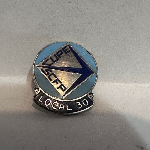 CUPE SCFP Local 30 Logo  Lapel Pin