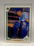 # 72 Brent Mayne Top Prospect Kansas City Royals 1991 UD Baseball Cards