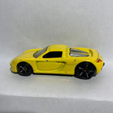 Yellow Porsche Carrera GT Hot Wheels Diecast Car