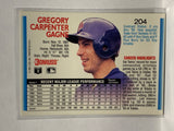 # 204 Greg Gagne  Minesota Twins 1992 Donruss Baseball Cards