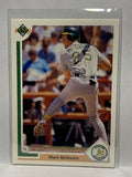 # 174 Mark McGwire  Oakland Athletics 1991 UD Baseball Cards