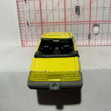 Yellow Mustang GT Convertible Ford #227 1/59 Majorette Diecast Car