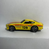 Yellow Datsun 240Z #120 Hot Wheels Diecast Car