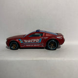 Red HWCPD Rescue Squad Mustang GT Concept Ford Hot Wheels Diecast Car