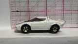 White Landia Stratos 2001 Hot Wheels Diecast Car