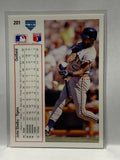 # 201 John Shelby  Detroit Tigers 1991 UD Baseball card