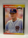 # 594 Matt Williams  San Francisco Giants 1989 Donruss Baseball Cards