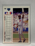 # 160 Ricky Jordan  Phildelphia Phillies 1991 UD Baseball Cards