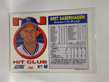 # 786 Bret Saberhagen No Hit Club Kansas City Royals 1992 Score Baseball Cards