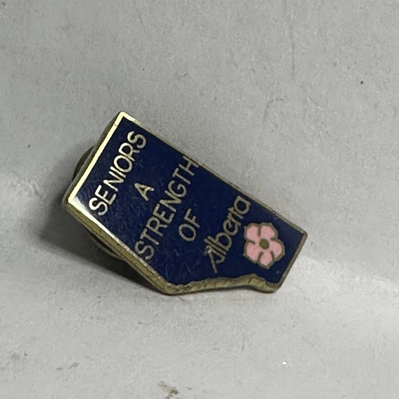 Seniors A Strength of Alberta Logo  Lapel Pin