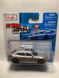 Silver Posche Panamera Turbo Fresh Metal 2017 Short Card Maisto Diecast Car