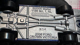 Blue Taxi 2006 Ford Crown Victoria Matchbox Diecast Car