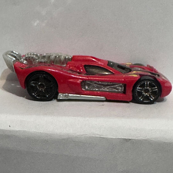 Red Spinebuster  Hot Wheels Diecast Car