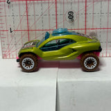 Green #826 Dune Daddy 2018 FJW03 Hot Wheels Motorcycle ATVs Diecast Car