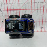 Blue Monster Jam Bounty Hunter Mini G3806 Hot Wheels Diecast Car