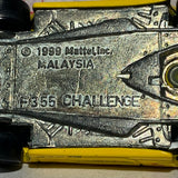 Yellow F355 Challenge Ferrari Hot Wheels Diecast Car