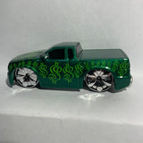 Green Chevy S-10 Truck Hot Wheels Diecast Car