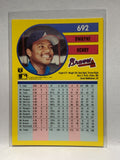 # 692 Dwayne Henry  Atlanta Braves 1991 Fleer Baseball card