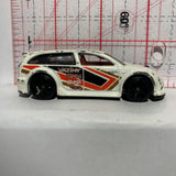 White Audacious Vazing Hot Wheels Diecast Car