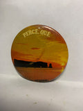 Perce Que Beach Sunset  Button Pinback