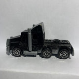 Black Tractor Cab Semi Truck Unbranded Diecast Car