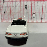White '14 Corvette Stingray Convertible Then and Now Hot Wheels Diecast Car
