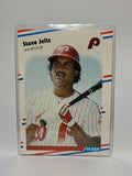 # 308 Steve Jeltz  Philadelphia Phillies 1988 Fleer Baseball Cards