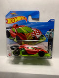 Red Punk Rod HW Modified HYX72 N521 2024 Short Card Hot Wheels Diecast Car