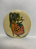 Masked Vegetables Art Robert P  Button Pinback