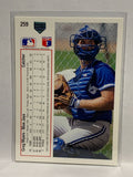 # 259 Greg Myers  Toronto Blue Jays 1991 UD Baseball card