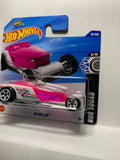 Pink Hi-Roller Rod Squad HYX70 N521 2024 Short Card Hot Wheels Diecast Car