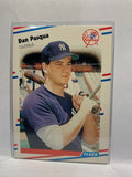 # 217 Dan Pasqua  New York Yankees 1988 Fleer Baseball Cards