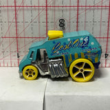 Blue  Cool One Ice Cream 2004 Hot Wheels Van Diecast Car